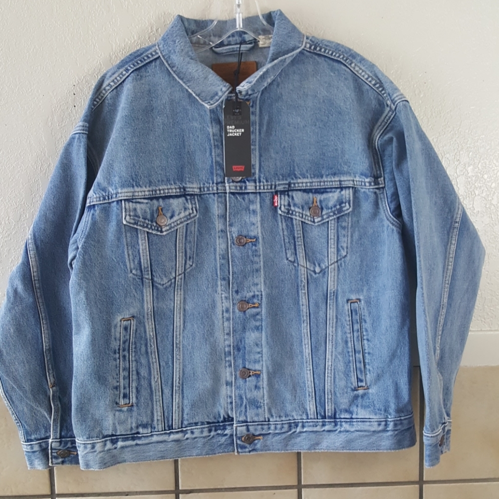 Levi's Dad trucker jean jacket Multiple sizes. NWT - Picture 5 of 8